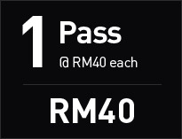 1 Pass - RM40